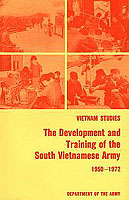 The Development and Training of The South Vietnamese Army cover